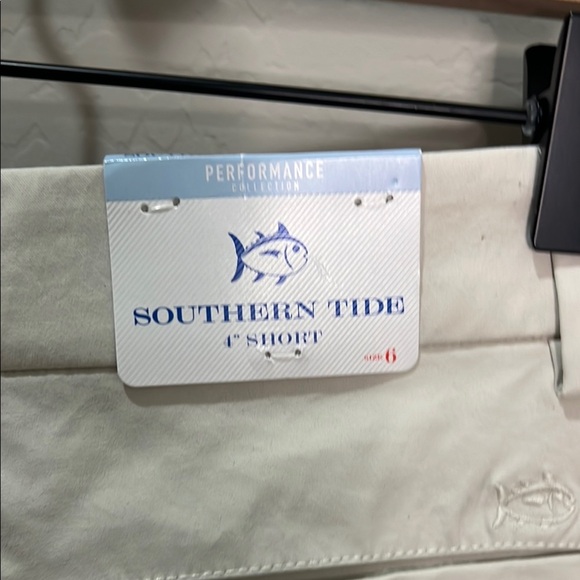 Southern Tide Shorts Performance Collection Tan 4” Stone Khaki Beige Athletic - Picture 4 of 13